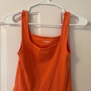 Old Navy Vibrant Orange Tank Top